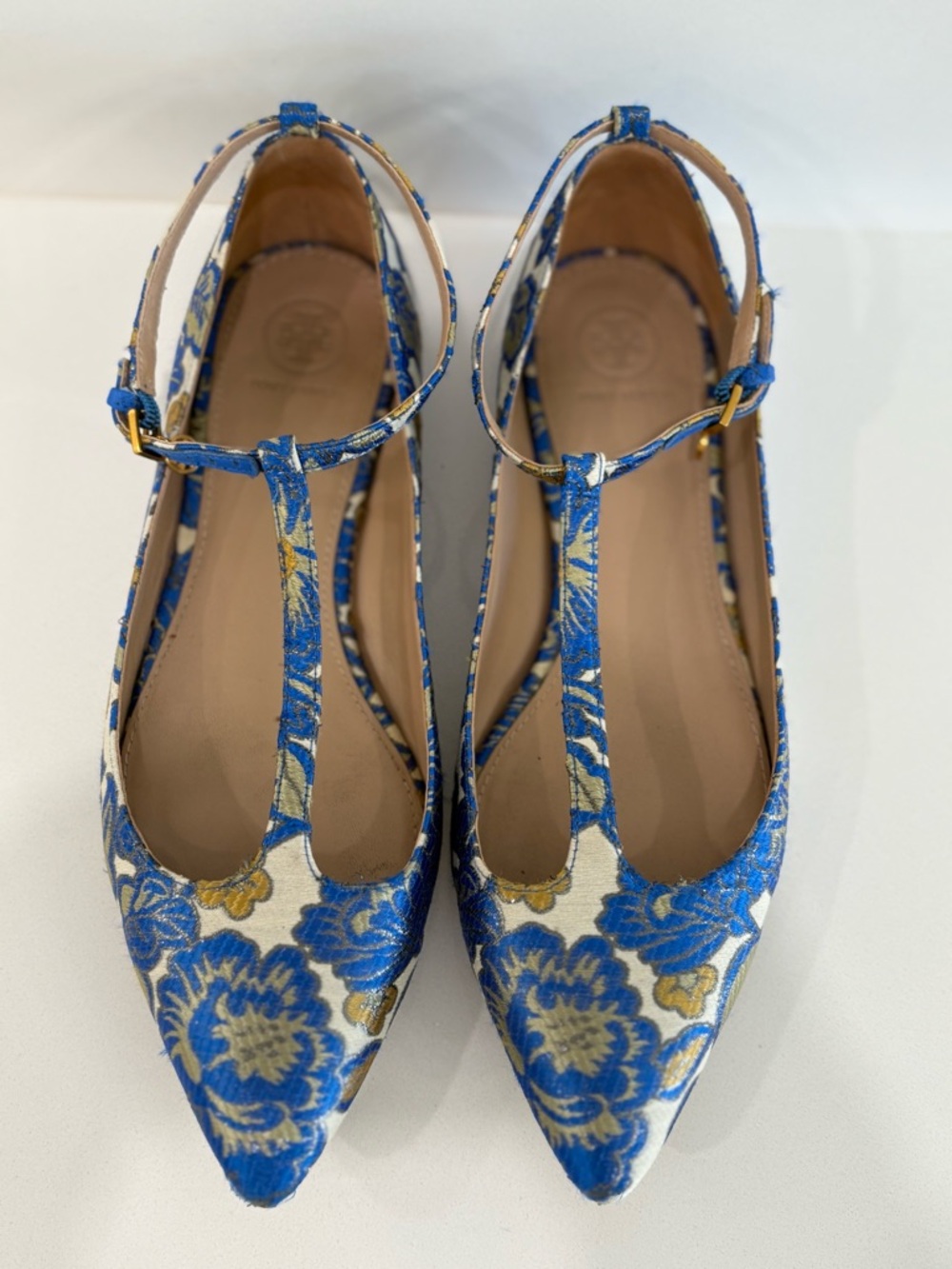 Tory Burch Silk Brocade Mary Jane Flats – Size 8.5 ✨ - Picture 3 of 16